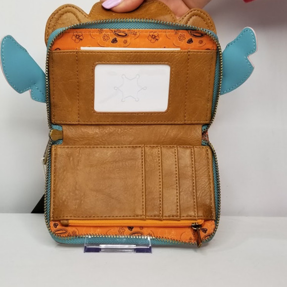 Loungefly Western Stitch Exclusive Cosplay Zip Around Wallet NWT - Picture 3 of 4